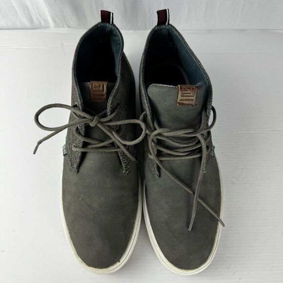 Ben Sherman Men’s Casual Sneakers Size 11, Grey Fabric/PU Upper, Trendy Design - Picture 10 of 16